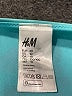 H&M Floral Blue Swimsuit Bottoms Size 10 - photo 3