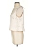 Double Zero 100% Polyester Ivory Sleeveless Blouse Size S - photo 5