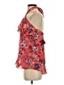 Parker Red Sleeveless Silk Top Size XS - photo 5
