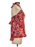 Parker Red Sleeveless Silk Top Size XS - photo 4