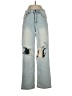 Almost Famous Graphic Blue Jeans Size 3 - photo 1
