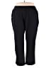 Catherines Solid Black Casual Pants Size 3X - photo 1
