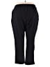 Catherines Solid Black Casual Pants Size 3X - photo 2