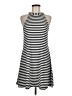 Express Stripes Black Casual Dress Size M - photo 1