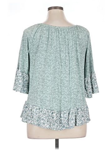 Style&Co 3/4 Sleeve Blouse (view 2)