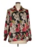 Allison Daley 100% Polyester Floral Gray Long Sleeve Blouse Size 16 - photo 1
