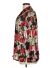 Allison Daley 100% Polyester Floral Gray Long Sleeve Blouse Size 16 - photo 5