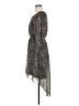 En Focus Studio 100% Polyester Animal Print Gray Casual Dress Size 8 - photo 5
