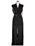 XOXO 100% Polyester Solid Black Jumpsuit Size L - photo 1