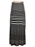Loveappella Stripes Gray Casual Skirt Size 4 (estimated) - photo 1