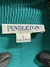 Pendleton Teal Silk Pullover Sweater Size L - photo 7