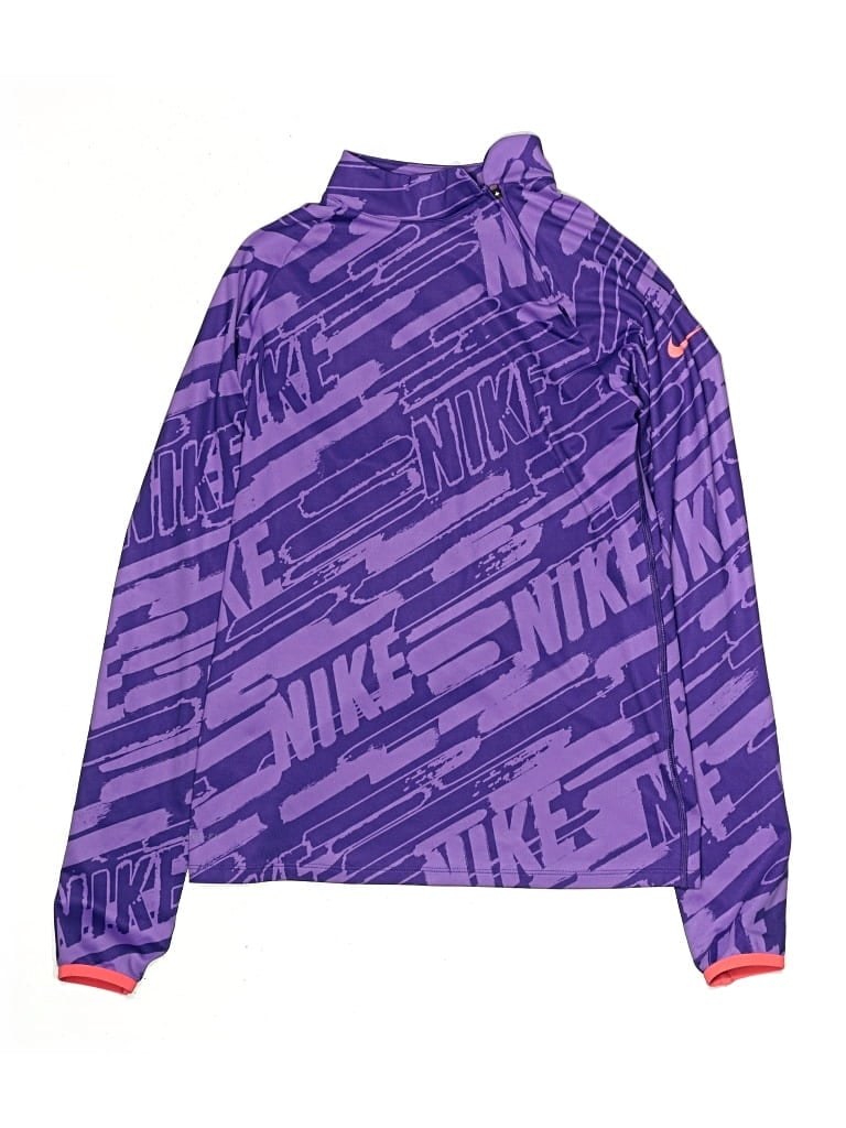 Pre-owned Nike Kids' Track Jacket In Purple
