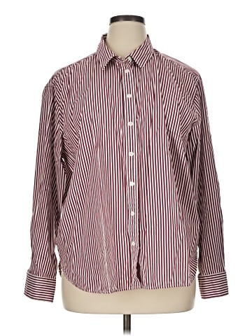 SPANX Long Sleeve Button-Down Shirt (view 1)