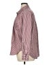 SPANX Stripes Burgundy Long Sleeve Button-Down Shirt Size 1X - photo 5