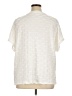 Shein Ivory Short Sleeve Blouse Size 1X - photo 2