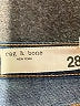 Rag & Bone Solid Blue Jeans Size 28 waist - photo 7