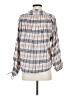 Faherty 100% Cotton Gray Long Sleeve Blouse Size S - photo 2