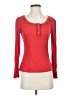 Unbranded Red Long Sleeve Henley Size S - photo 1