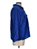 Notations Paisley Blue Long Sleeve Blouse Size L - photo 4