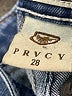 PRVCY Hearts Blue Jeans Size 28 waist - photo 6