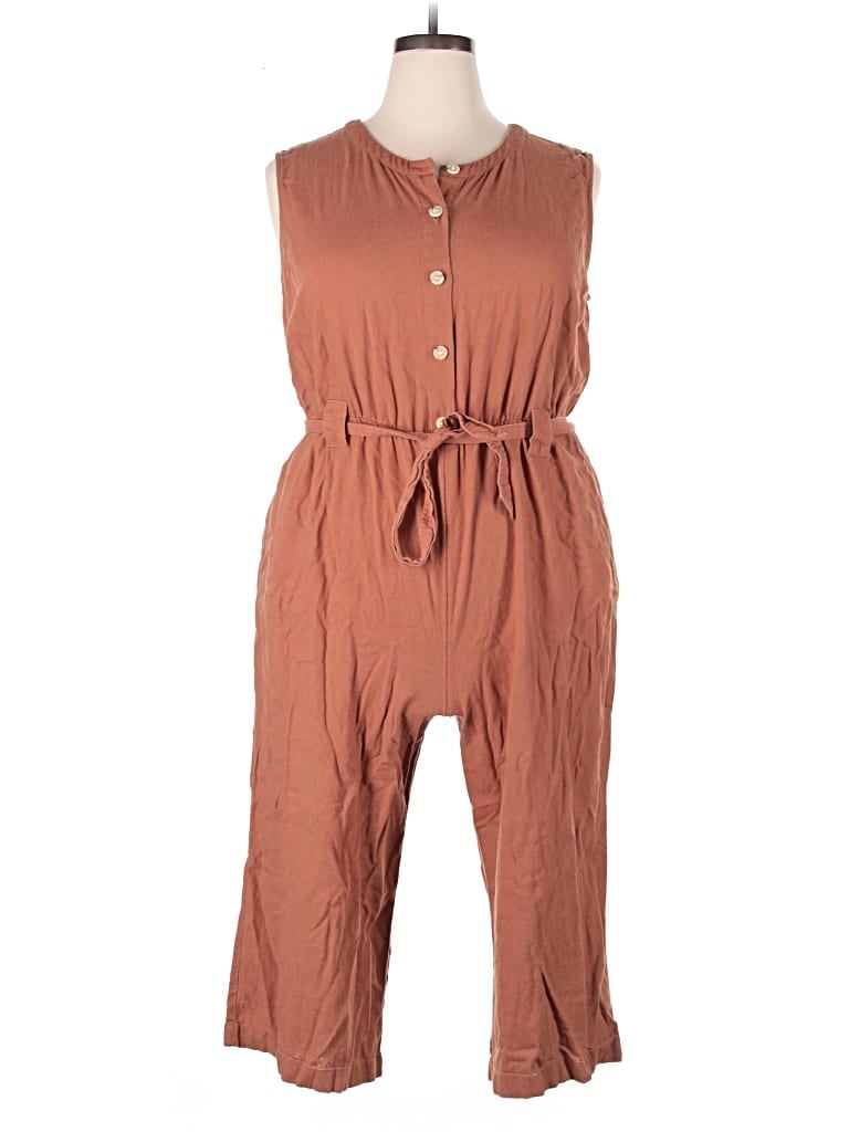 Pre-owned Liz Claiborne Romper In Brown