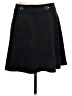 H&M Solid Black Casual Skirt Size 12 - photo 1