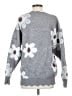 Unbranded 100% Polyester Floral Gray Pullover Sweater Size S - photo 2