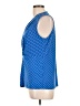 AK Anne Klein Blue Sleeveless Blouse Size L (petite) - photo 5