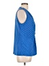 AK Anne Klein Blue Sleeveless Blouse Size L (petite) - photo 4