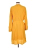 Old Navy Solid Yellow Casual Dress Size M - photo 2