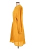 Old Navy Solid Yellow Casual Dress Size M - photo 5