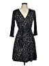 Leota Print Blue Casual Dress Size M (petite) - photo 1