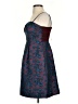 Leifnotes Paisley Blue Cocktail Dress Size 4 - photo 5