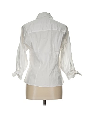 Cinq à Sept 3/4 Sleeve Button-Down Shirt (view 2)