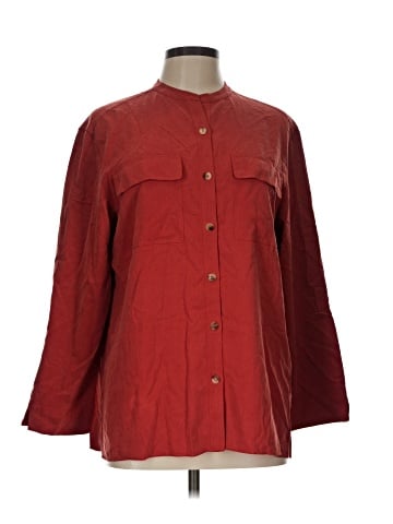 Lafayette 148 New York 3/4 Sleeve Silk Top (view 1)