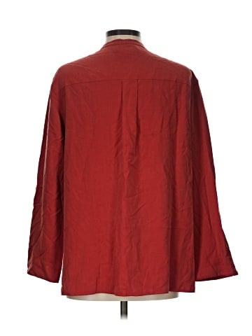 Lafayette 148 New York 3/4 Sleeve Silk Top (view 2)