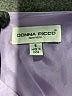 Donna Ricco 100% Polyester Solid Purple Cocktail Dress Size 6 - photo 7
