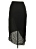 Shein 100% Polyester Solid Black Formal Skirt Size XL - photo 2