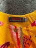 Catimini Print Yellow Long Sleeve Blouse Size 6 - photo 3