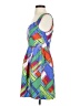 Leifsdottir Argyle Blue Cocktail Dress Size 4 - photo 5