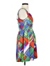 Leifsdottir Argyle Blue Cocktail Dress Size 4 - photo 4