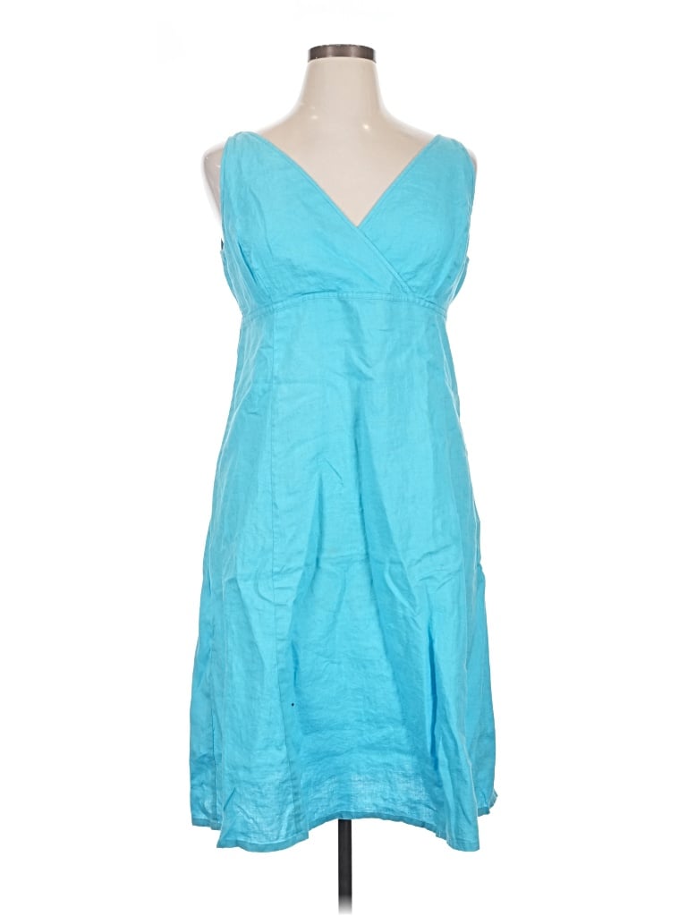Pre-owned Sigrid Olsen Casual Dress In Teal