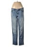 White House Black Market Hearts Silver Jeans Size 2 - photo 1