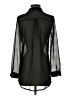 Unbranded 100% Polyester Black 3/4 Sleeve Blouse Size XS - photo 2