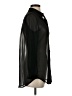 Unbranded 100% Polyester Black 3/4 Sleeve Blouse Size XS - photo 4