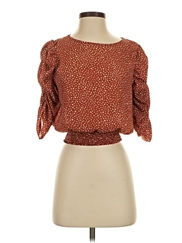 Paper Crane 3/4 Sleeve Blouse (view 1)