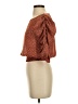 Paper Crane 100% Polyester Brown 3/4 Sleeve Blouse Size S - photo 5