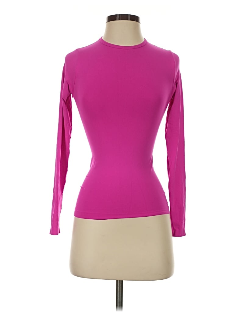 Pre-owned Skims Long Sleeve T-shirt In Pink