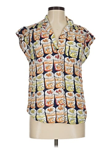 52 Conversations by Anthropologie Short Sleeve Blouse (view 1)