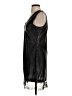 Addison 100% Rayon Metallic Black Cocktail Dress Size S - photo 5